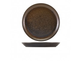 PLATE COUPE TERRA PORCELAIN BLACK 27.5CM