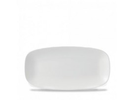 PLATE X SQUARED OBLONG WHITE