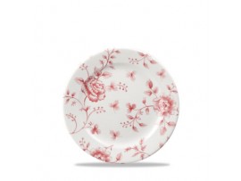 VINTAGE PRINTS PLATE CRANBERRY ROSE