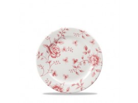 VINTAGE PRINTS PLATE CRANBERRY ROSE