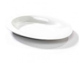 PLATE SLOPED MANOY WHITE 10 INCH