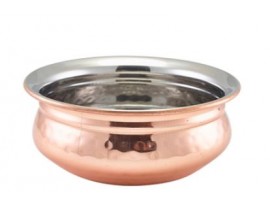 BOWL HANDI COPPER PLATED 12.5CM