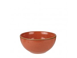 BOWL SOUP STONECAST ORANGE 16OZ