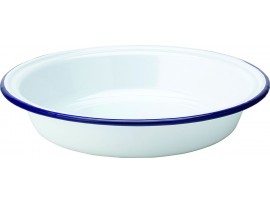 DISH PIE ROUND ENAMELWARE 9"