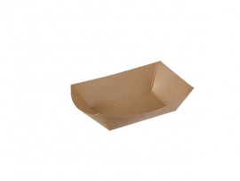 TRAY FOOD PAPER KRAFT 2LB