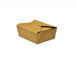 BOX FOOD TAKEAWAY NO.8 KRAFT 1300ML