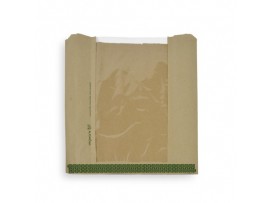 BAG NATUREFLEX WINDOW KRAFT 10X10"
