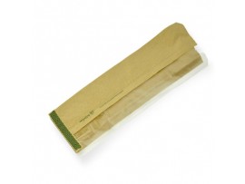 BAG NATUREFLEX WINDOW KRAFT 4X6X14"