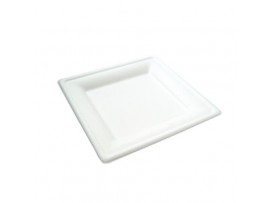 PLATE BAGASSE SQUARE 6"