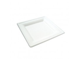 PLATE BAGASSE SQUARE 8"