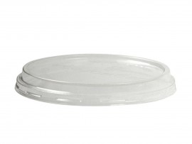 LID OUTSIDE-FIT DELI ROUND PLA 8-32OZ