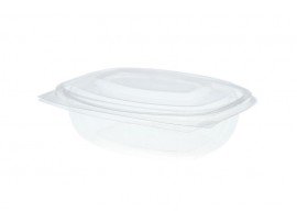 CONTAINER HINGED LID DELI PLA 16OZ