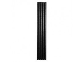 STRAW SIP BLACK PAPER 5.5 INCH 5MM BORE