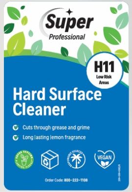 LABEL FOR LEMON HARD SURFACE H11 750ML