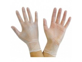 GLOVES VINYL POWDER FREE CLEAR SMALL