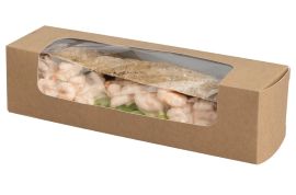 BOX BAGUETTE KRAFT 265X70MM