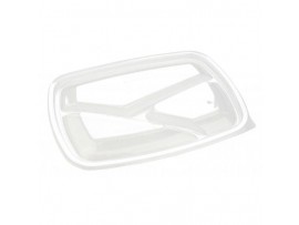 LID FOR 3 COMPARTMENT CONT PP 23X17CM