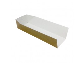 TRAY BAGUETTE OPEN-END KRAFT 9"