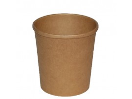 CONTAINER SOUP PE LINED KRAFT 12OZ