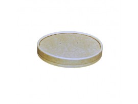 LID PAPERBOARD KRAFT 12OZ