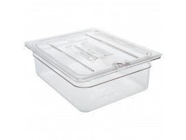 GASTRONORM POLYCARB CLEAR LID 1/6 NOTCHED