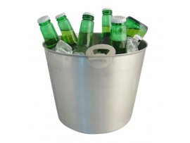 BOTTLE BUCKET BRUSHED SS WITH OPENER