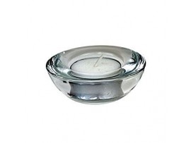 HOLDER TEALIGHT CLEAR