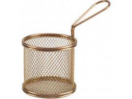 BASKET SERVING COPPER 9.3X9CM