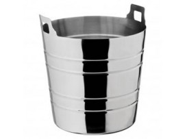 BUCKET WINE RIBBED 20CM X 19CM