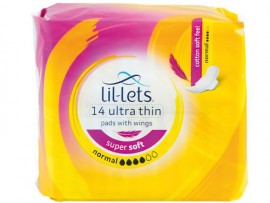LIL-LETS PAD SANITARY SOFTPAD NORMAL 14S