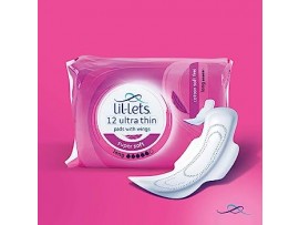 LIL-LETS PAD ULTRA THIN LONG SOFT PADS 12