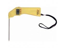 THERMOMETER PROBE FOLDING HYGIPLAS YELLOW