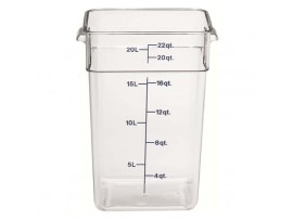 CONTAINER POLYCARB CAMSQUARE 20.8LTR