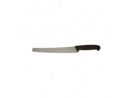 KNIFE PASTRY SERRATED BLACK 10"