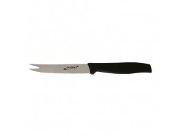 KNIFE BAR SERRATED FORKED GENWARE BLACK 4"
