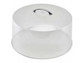 COVER PLATTER CAKE CLEAR 305X160MM