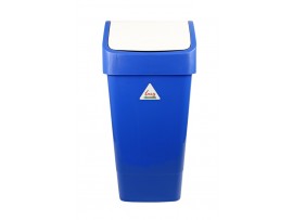 BIN SWING POLYPROP BLUE 50LT