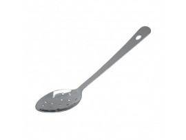 SPOON SERVING PERFORATED S/S 350MM