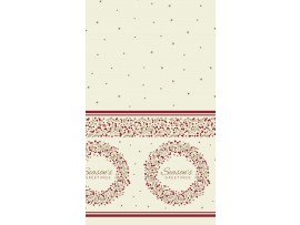 SEASONS GREETINGS TABLECOVER 120CM SSOFT