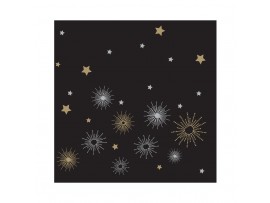NAPKIN MIDNIGHT SPARKLE 40CM