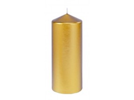 CANDLE PILLAR 150X70MM GOLD