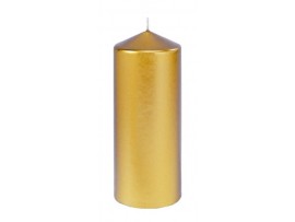 CANDLE PILLAR 150X70MM GOLD