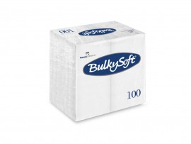 NAPKIN 2PLY BULKYSOFT 8FOLD WHITE 40CM