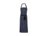 APRON WATERPROOF PVC BLUE/WHITE STRIPE