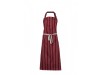 APRON WATERPROOF PVC RED/WHITE STR