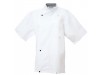 JACKET CHEF PULLOVER MESH BACK WHITE XS