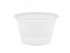 POT SOUFFLE PLASTIC CLEAR 4OZ