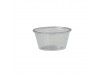 POT SOUFFLE PLASTIC TRANSLUCENT 1OZ