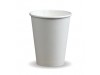 CUP HOT PLA SINGLE WALL WHITE 12OZ