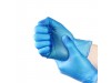 GLOVES VINYL LIGHTLY POWDERED BLUE XLARGE